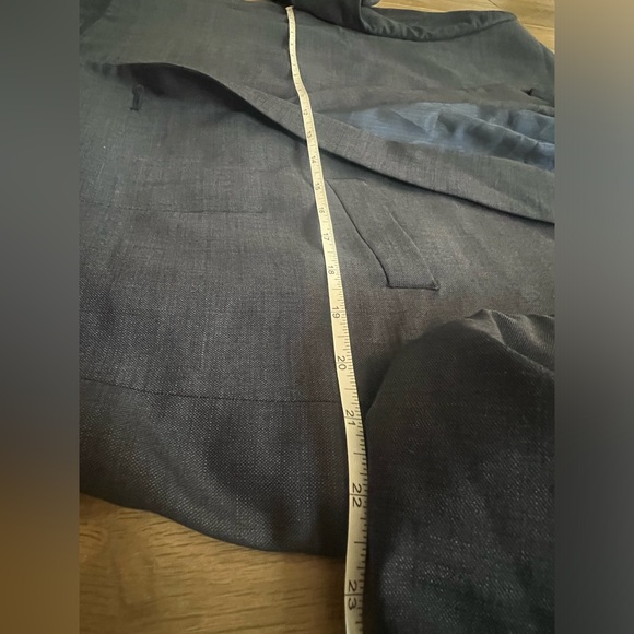 KENNETH COLE AWEARNESS MEN'S SLIM FIT 2-BUTTON NAVY BLAZER JACKET $139 - Picture 4 of 4